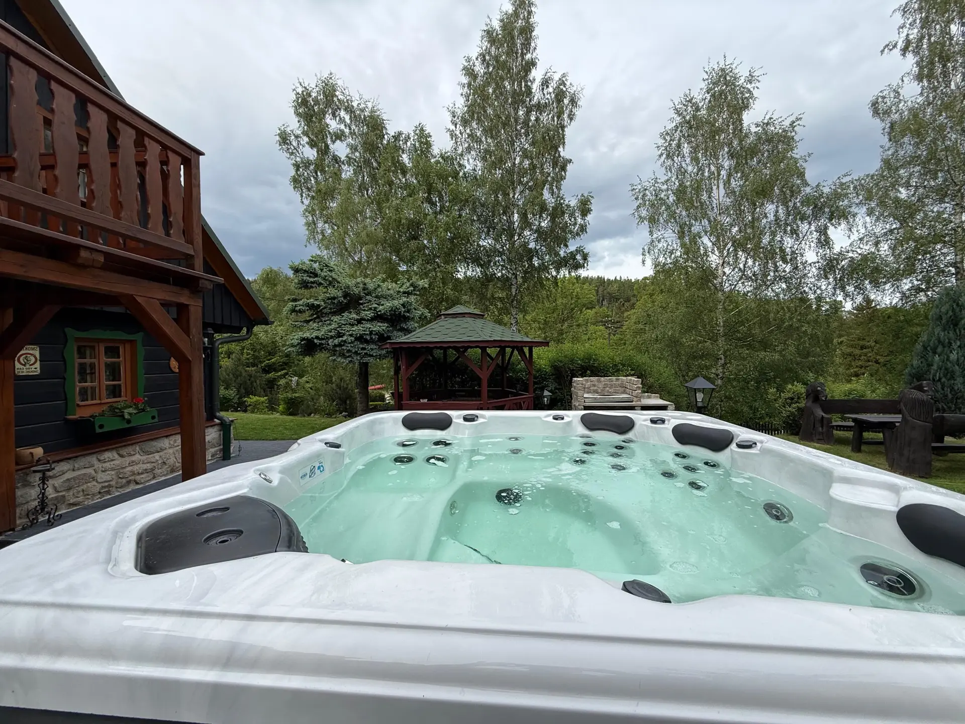 Jacuzzi ogrodowe